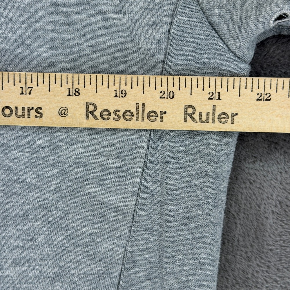 Analog AG Crux Hoodie Mens Medium Gray Yellow Logo Fleece Pullover 172361 - Picture 5 of 14